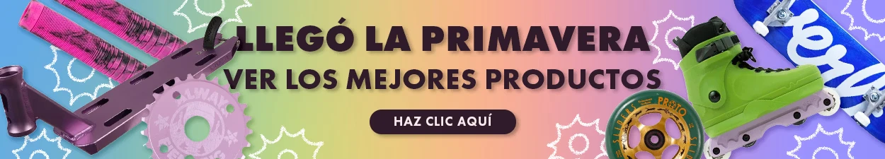 Ya ha llegado la primavera, momento perfecto para lucir tu beanie, ajustarte los protectores y salir a dominar el park con tu skateboard, scooter o BMX.