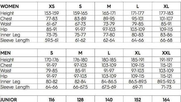 bikkembergs size chart