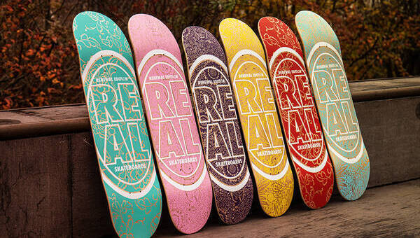 Skate with clean conscious. Skate a Real Renewals deck