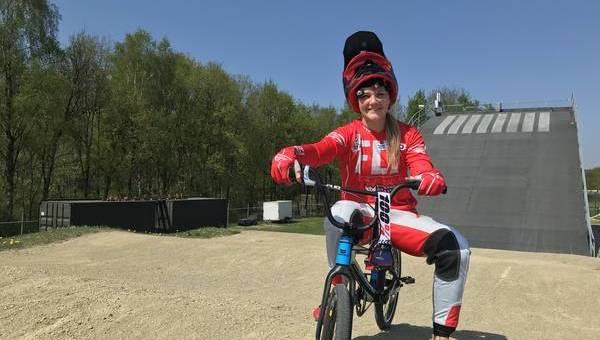 Simone Christensen: Racing at the World Championship.